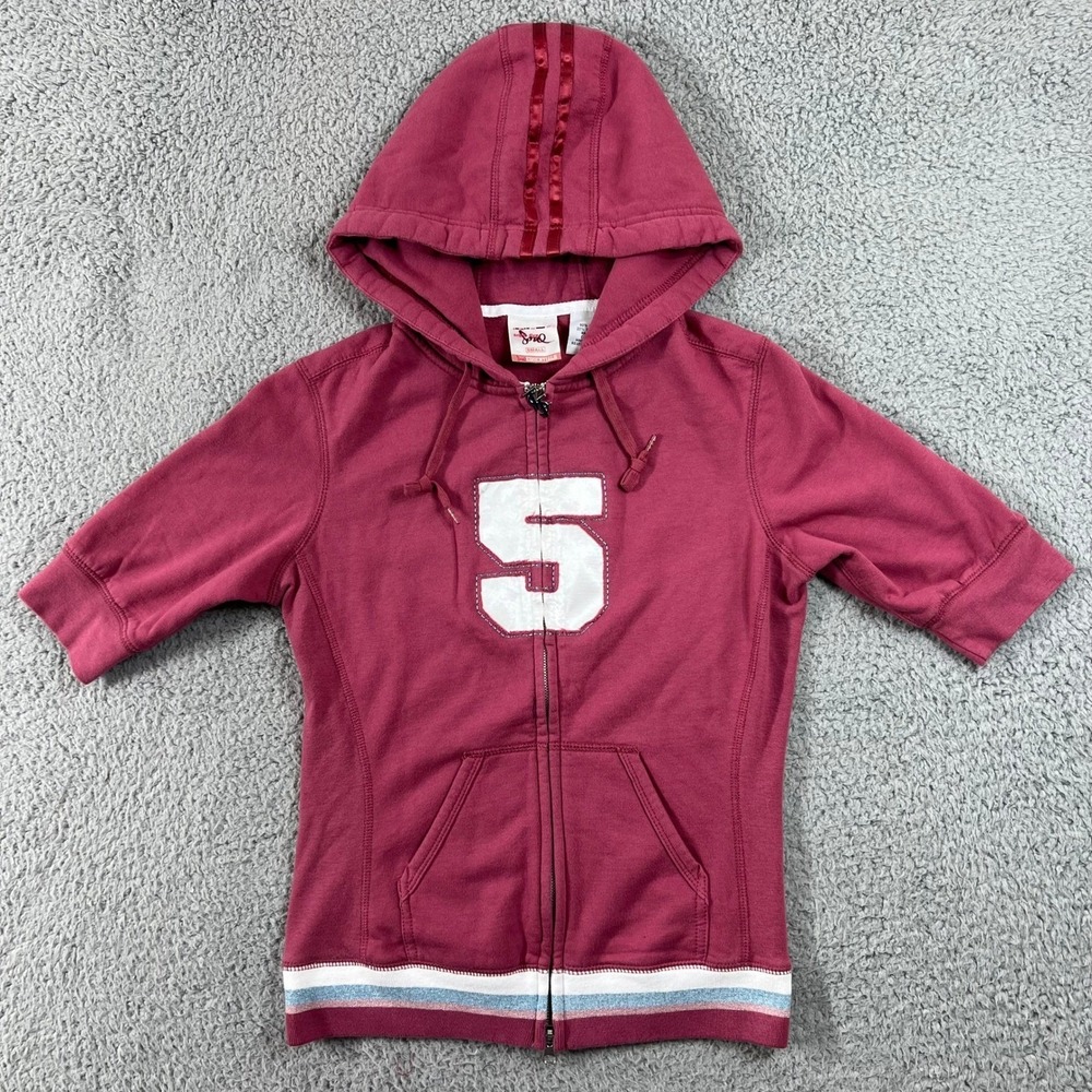 555Soul Vintage Rose Cropped Hoodie & Pants Set Women's S Athletic Tracksuit New